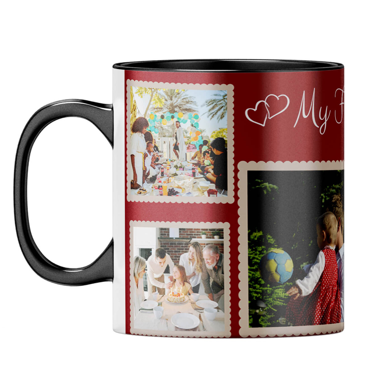 My Family Love Coffee MugF-Black