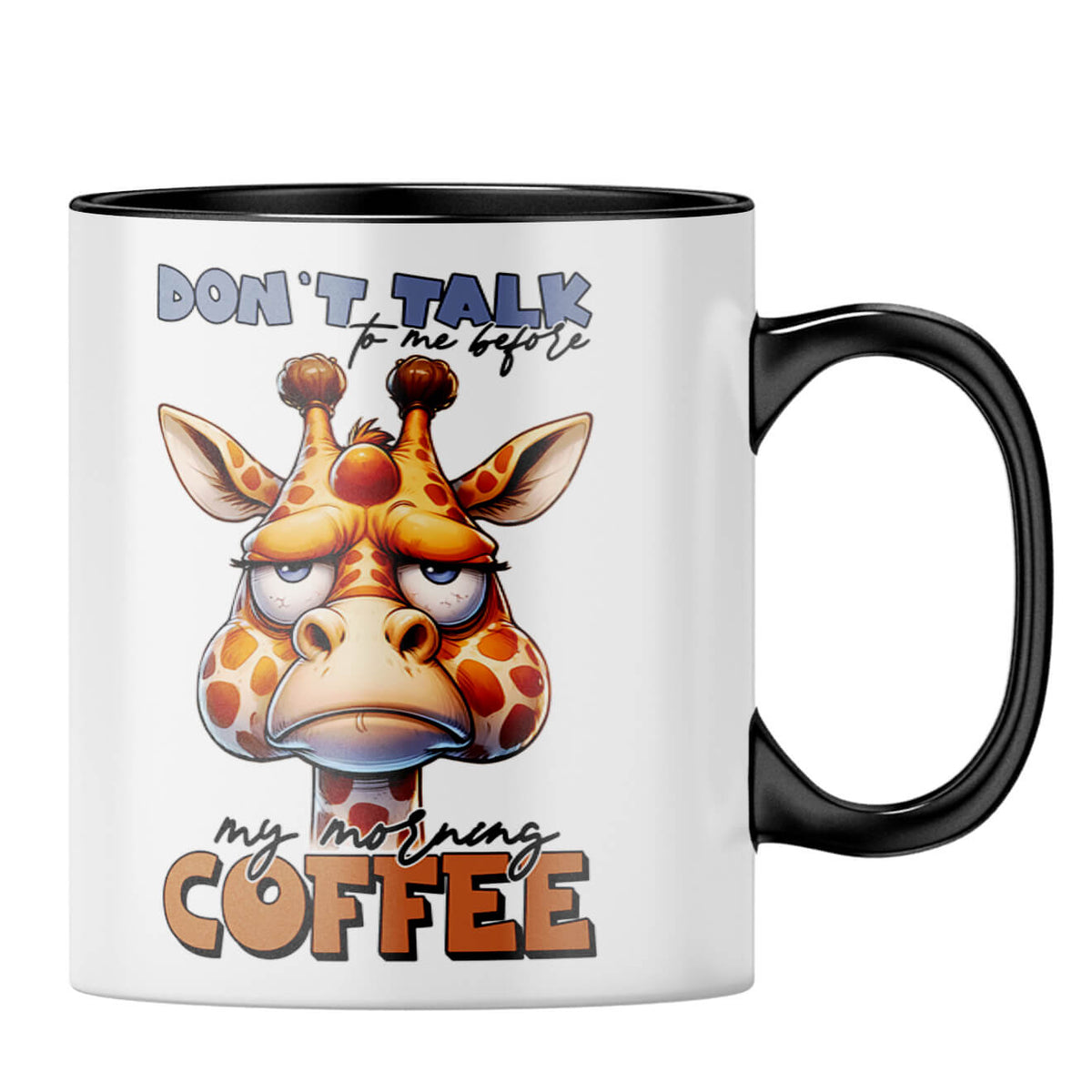 My Morning Coffee Coffee MugB-Black