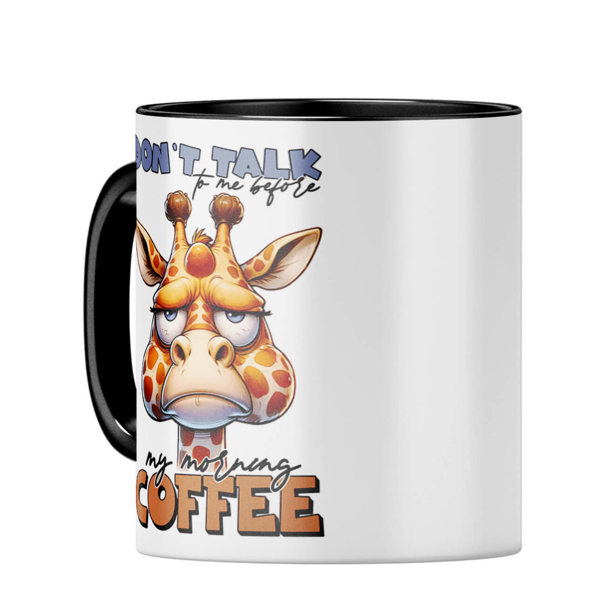 My Morning Coffee Coffee MugC-Black
