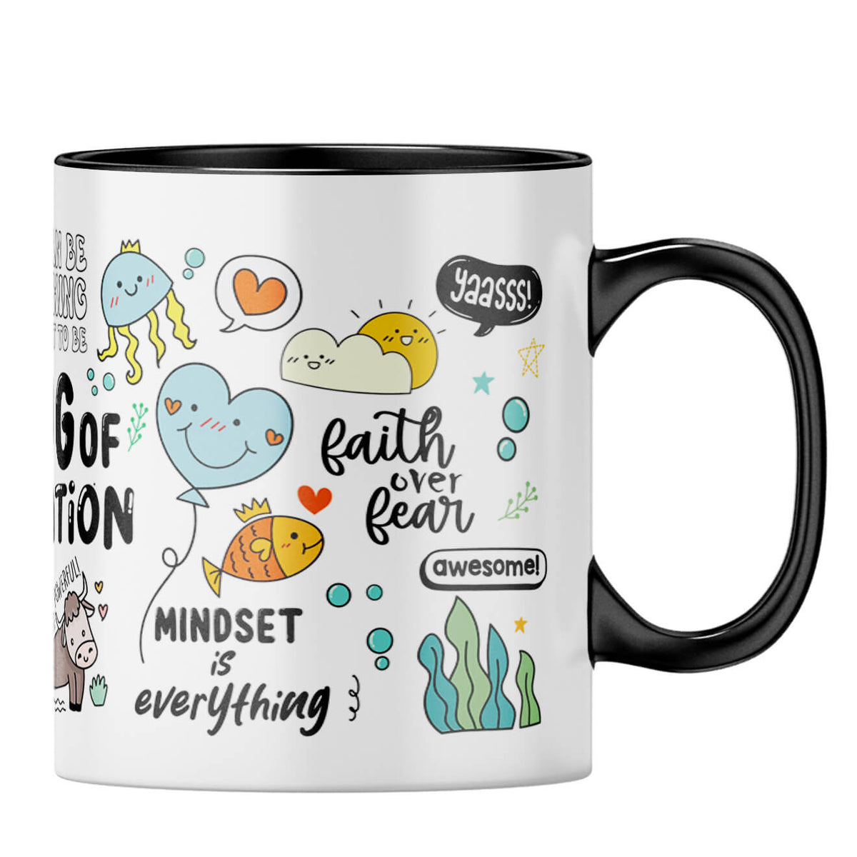 My Motivation Coffee MugB-Black