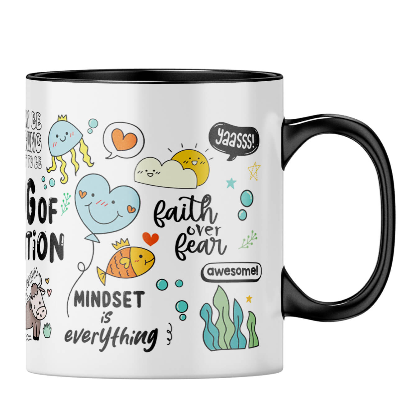 My Motivation Coffee MugB-Black
