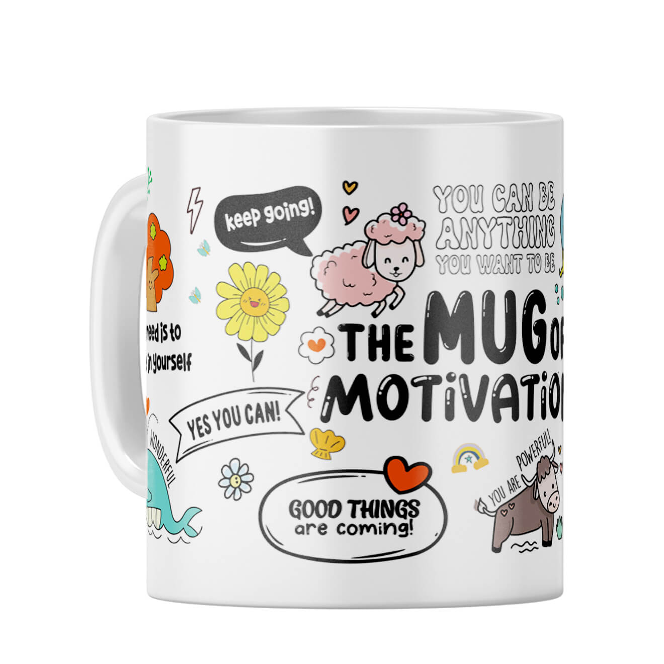 My Motivation Coffee Mug White