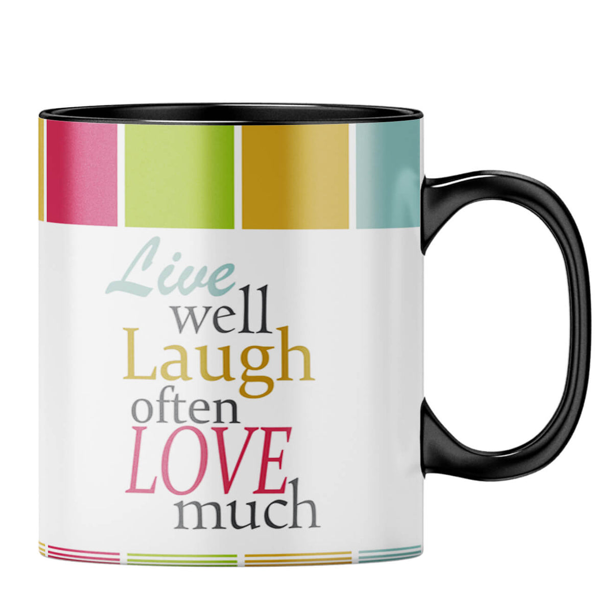 Neat Frame Coffee MugB-Black