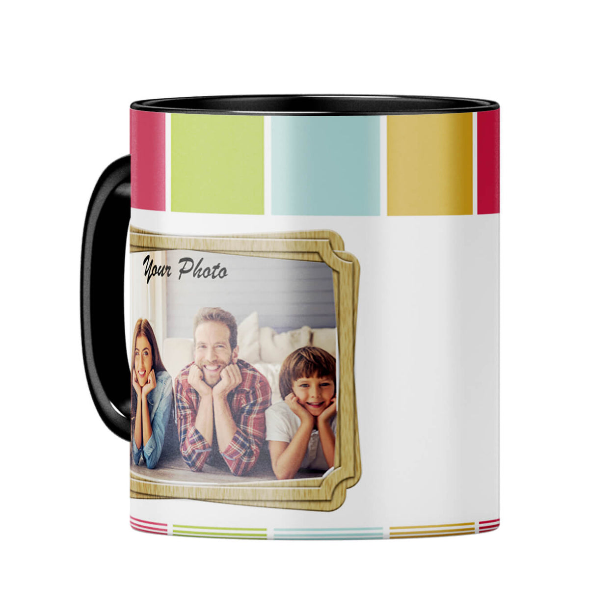 Neat Frame Coffee MugC-Black