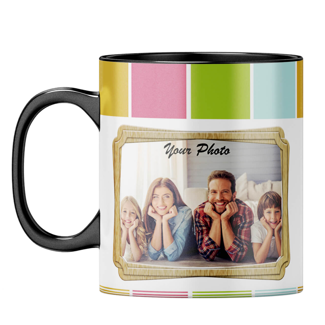 Neat Frame Coffee Mug Black