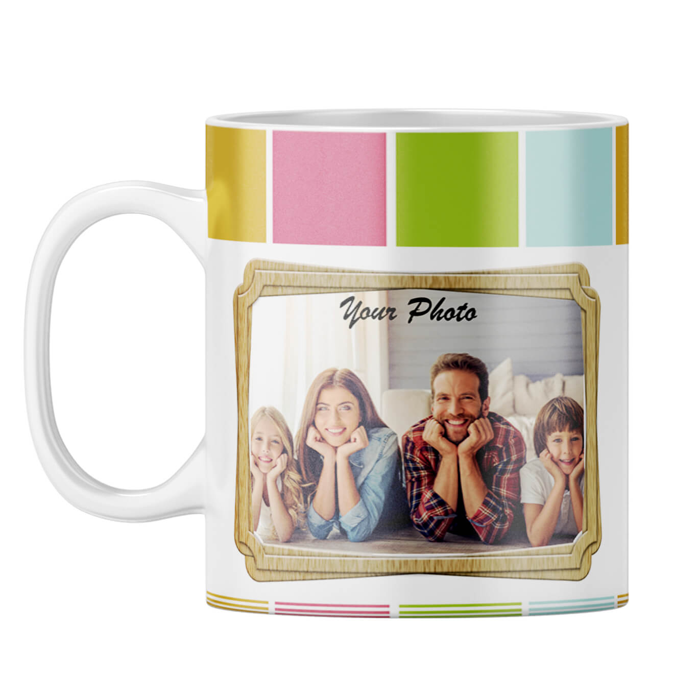 Neat Frame Coffee Mug White