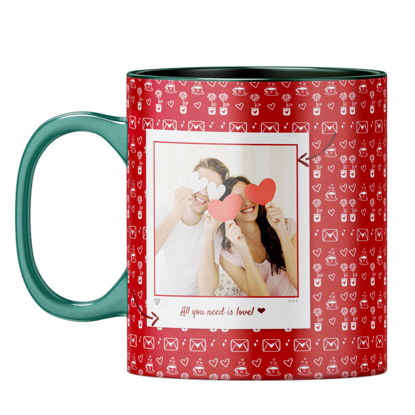 Need is Love Coffee Mug Dark Green