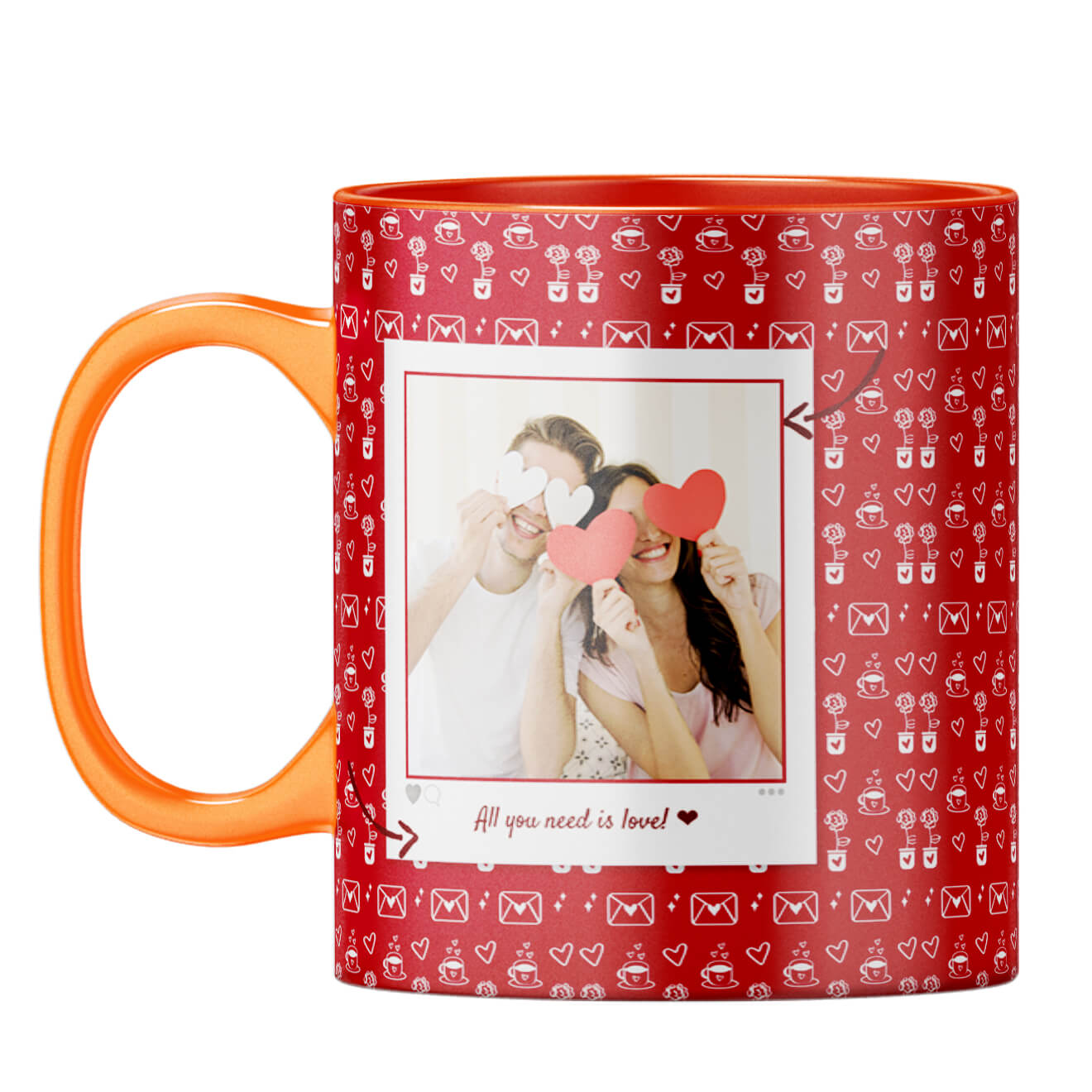 Need is Love Coffee Mug Orange