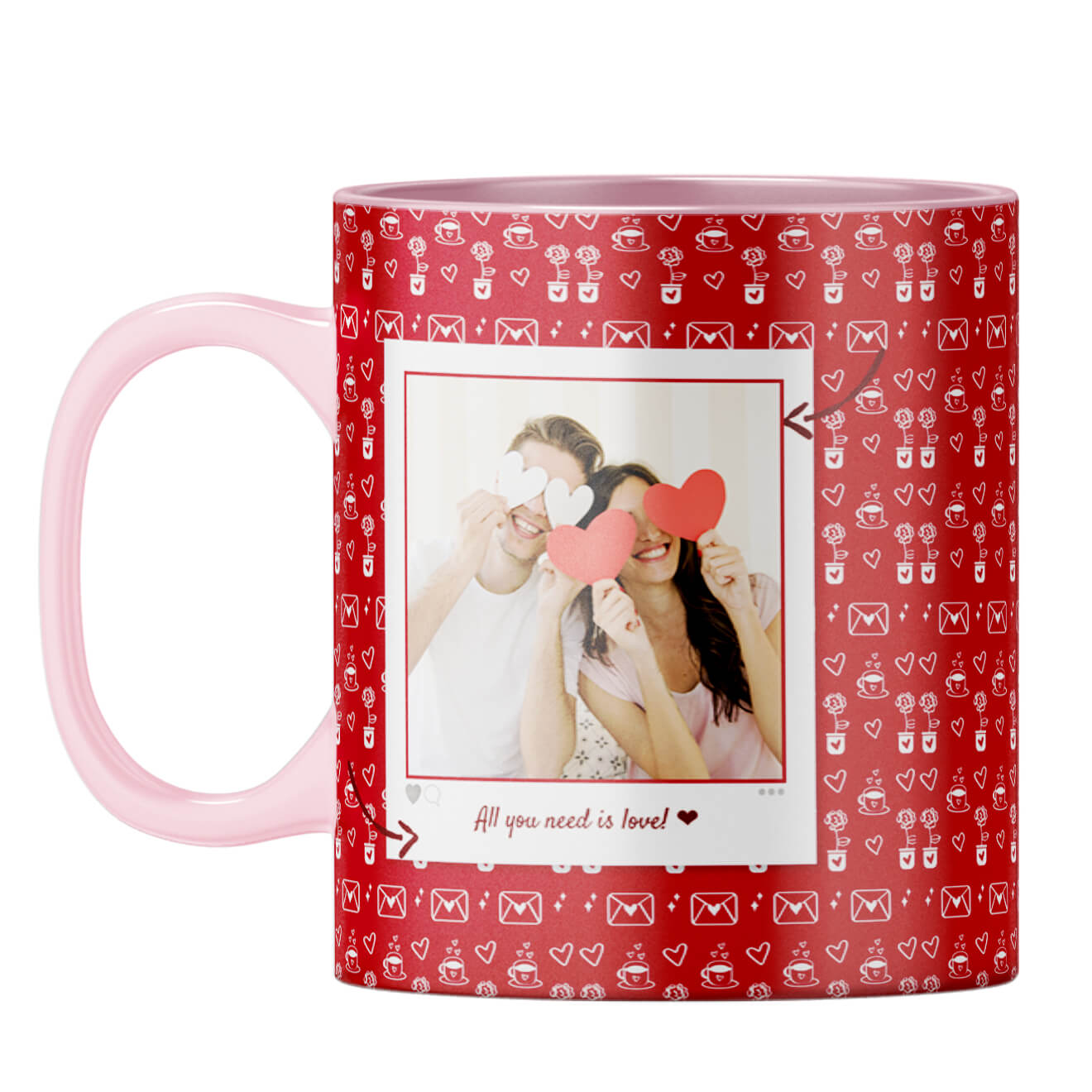 Need is Love Coffee Mug Pink