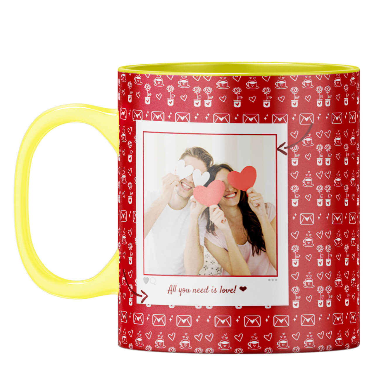 Need is Love Coffee Mug Yellow