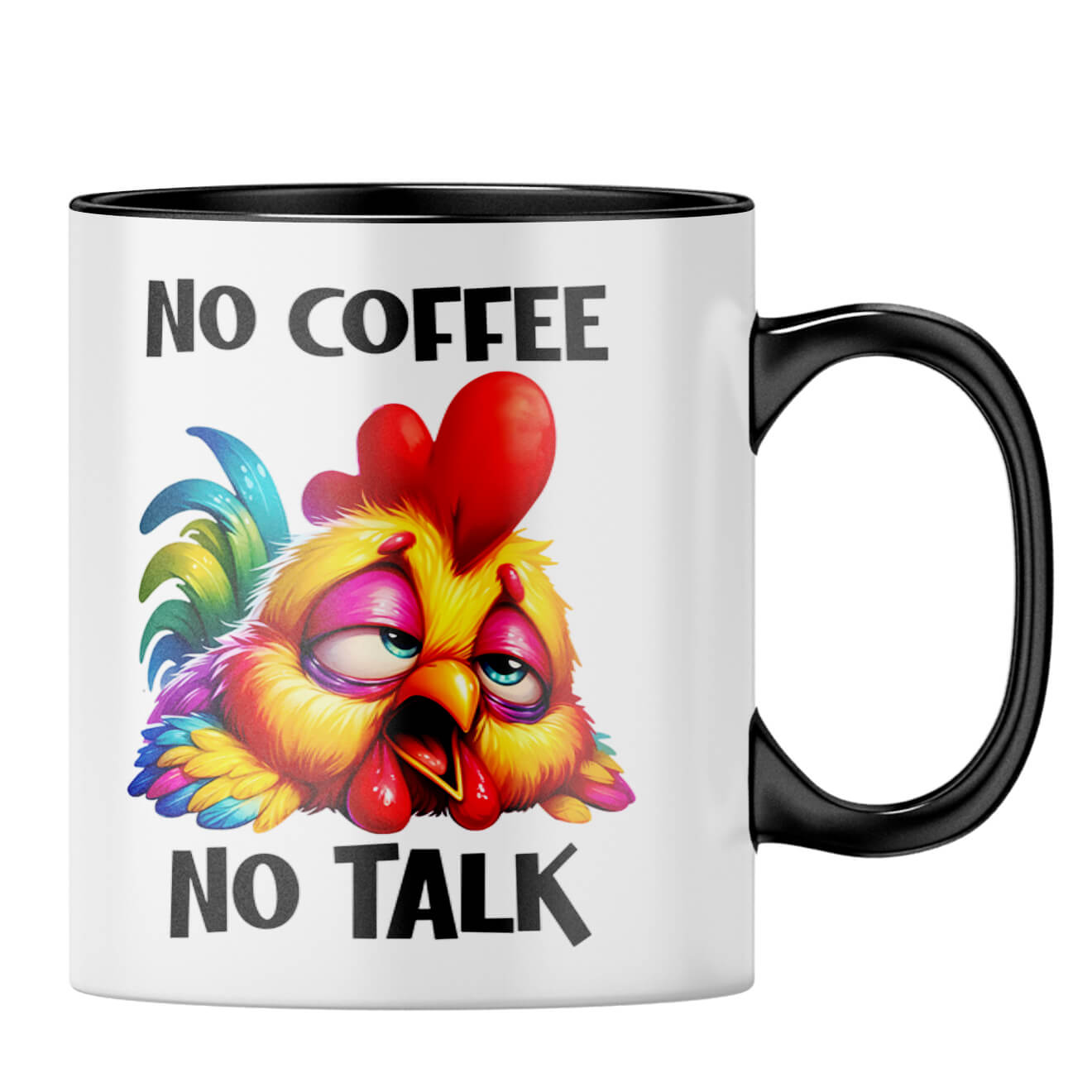 No Coffee No Talk Coffee MugB-Black