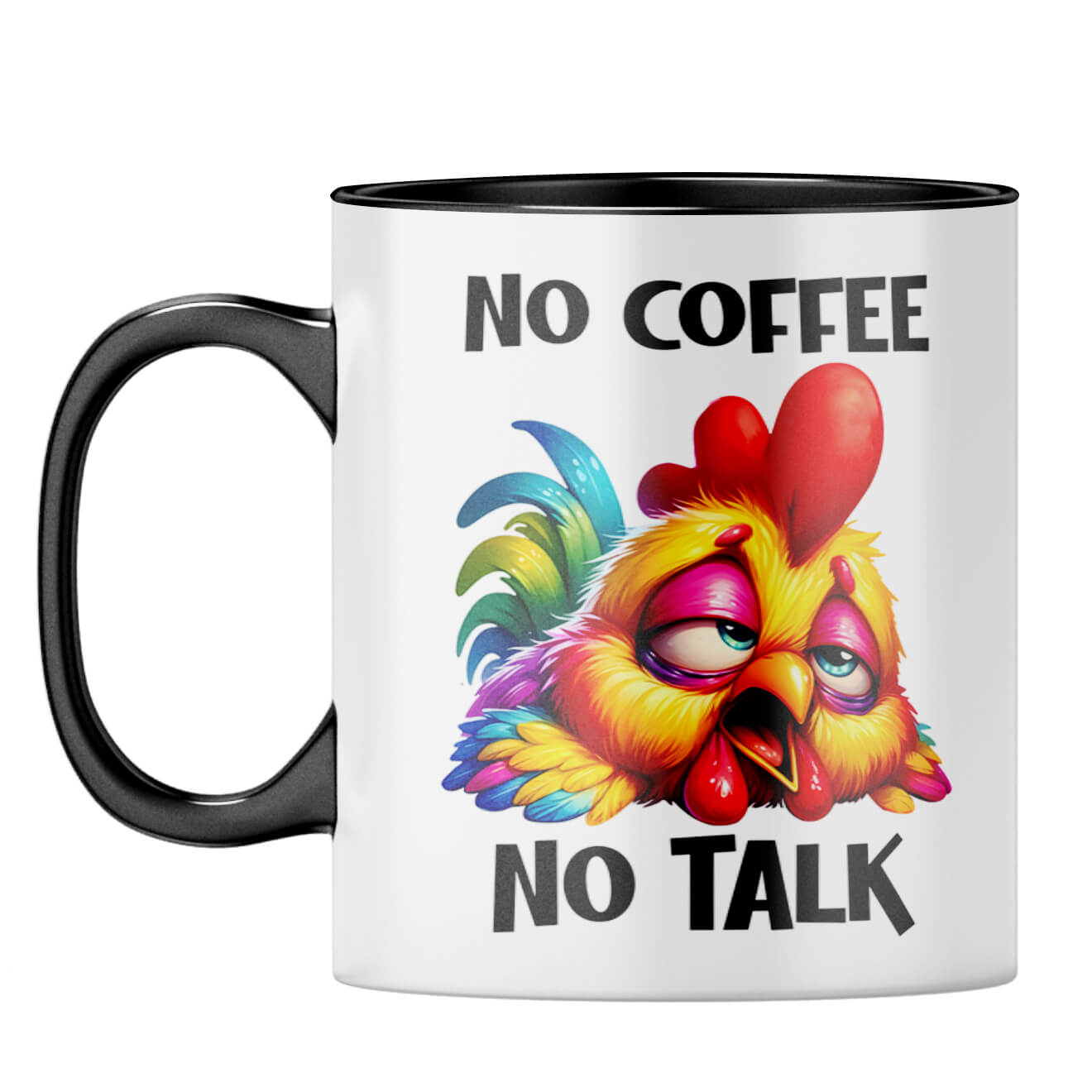 No Coffee No Talk Coffee Mug Black