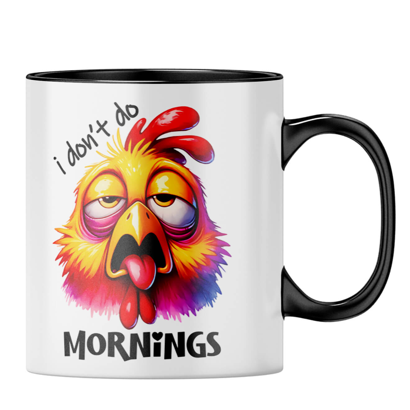No Mornings Coffee MugB-Black