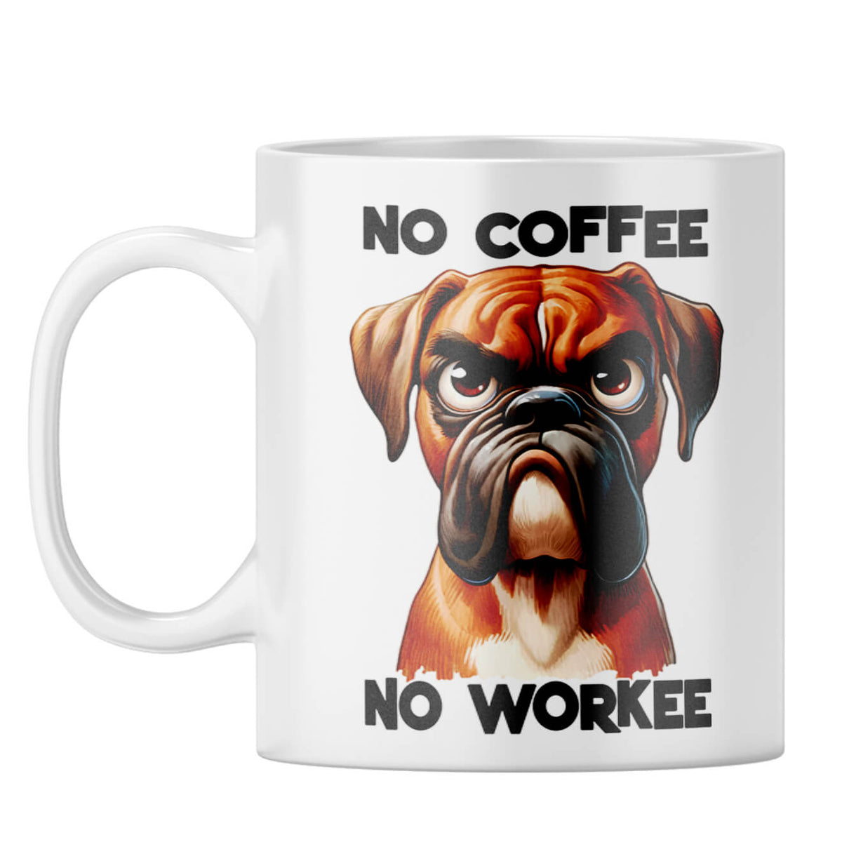 No Workee Coffee Mug White