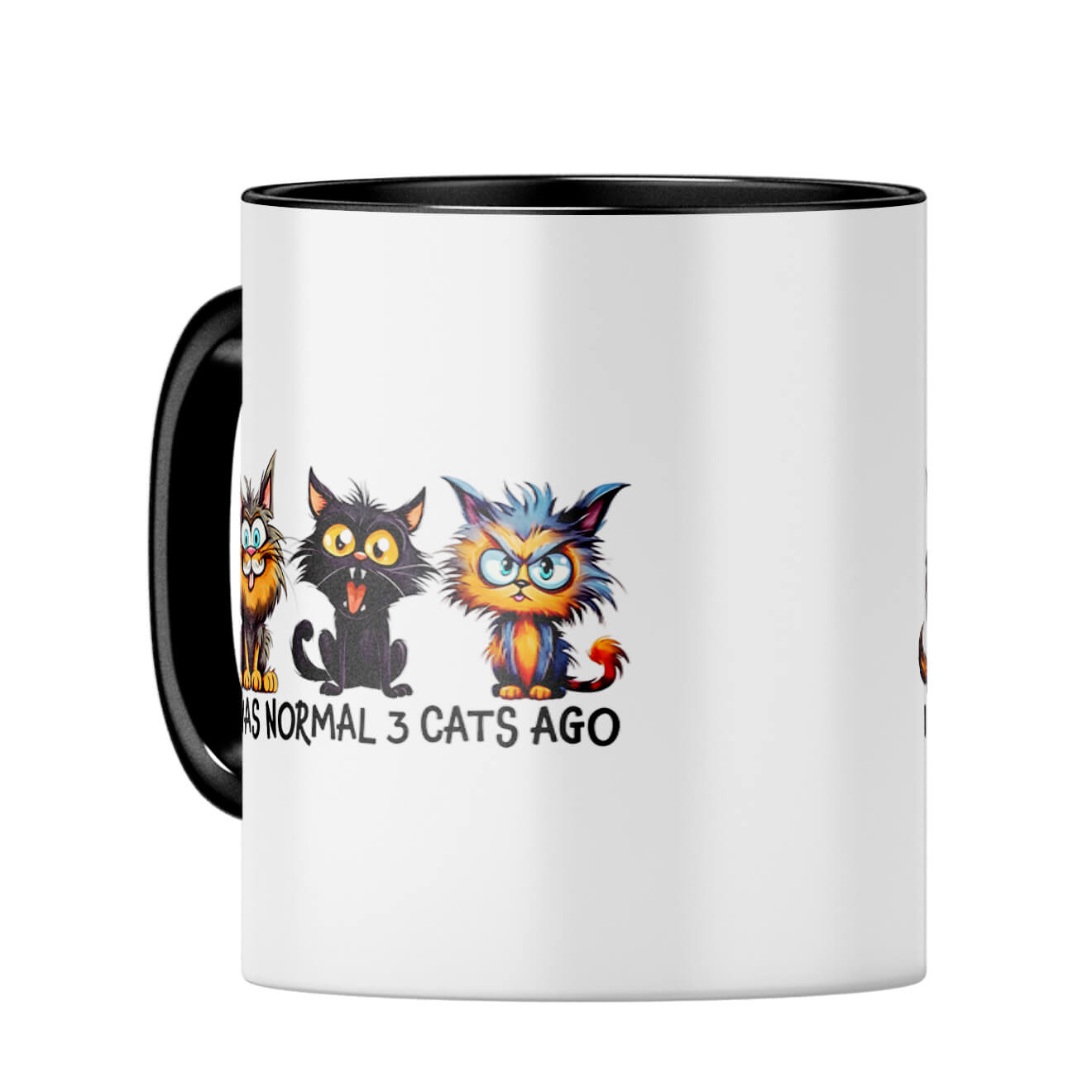 Normal 3 Cats Ago Coffee Mug