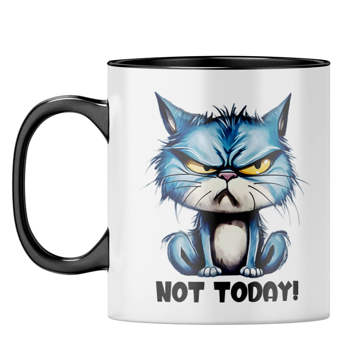 Not Today Coffee Mug Black