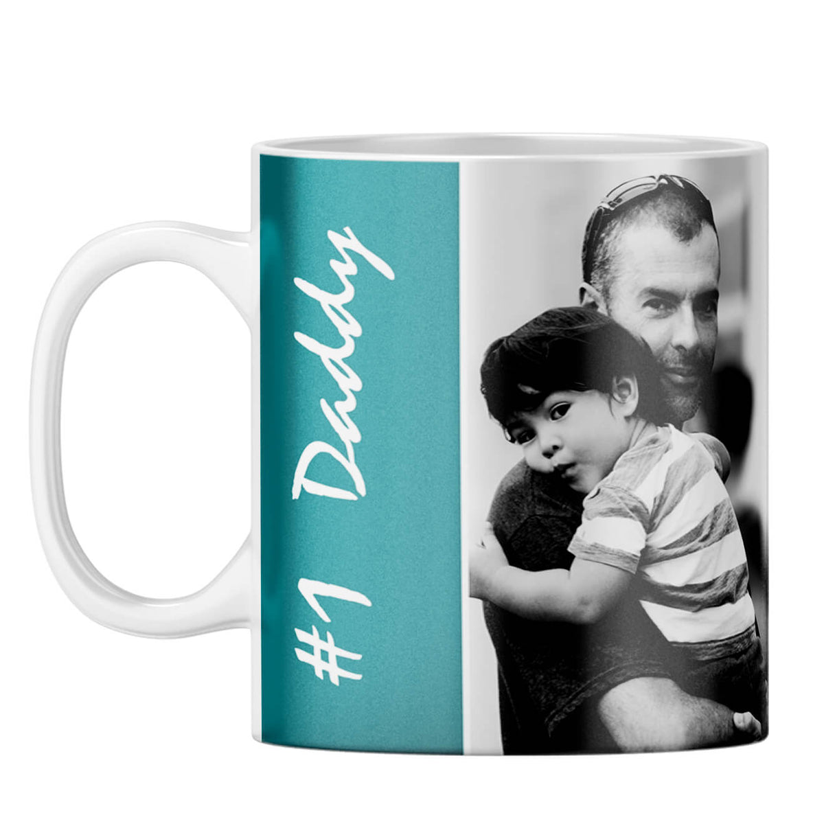 Number 1 Daddy Coffee Mug White
