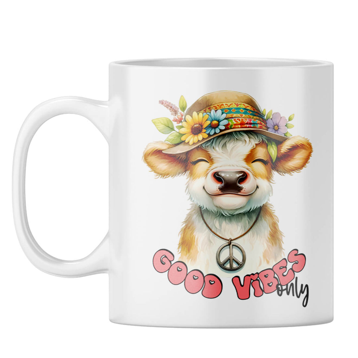 Only Good Vibes Coffee Mug White