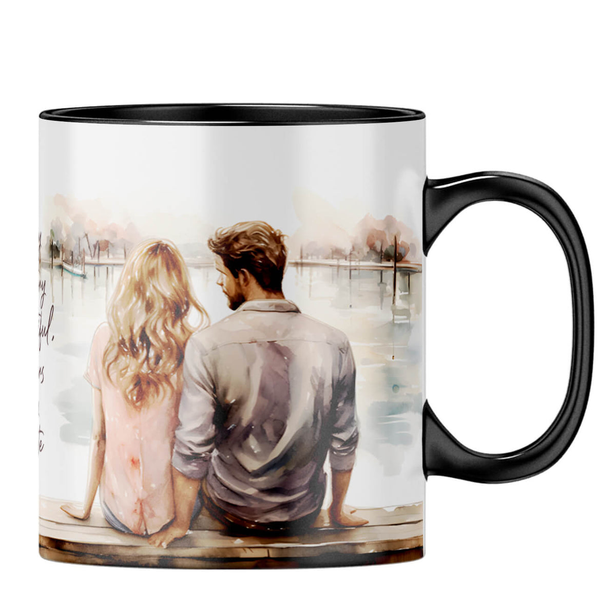 Our Love Story is My Favorite Coffee MugB-Black