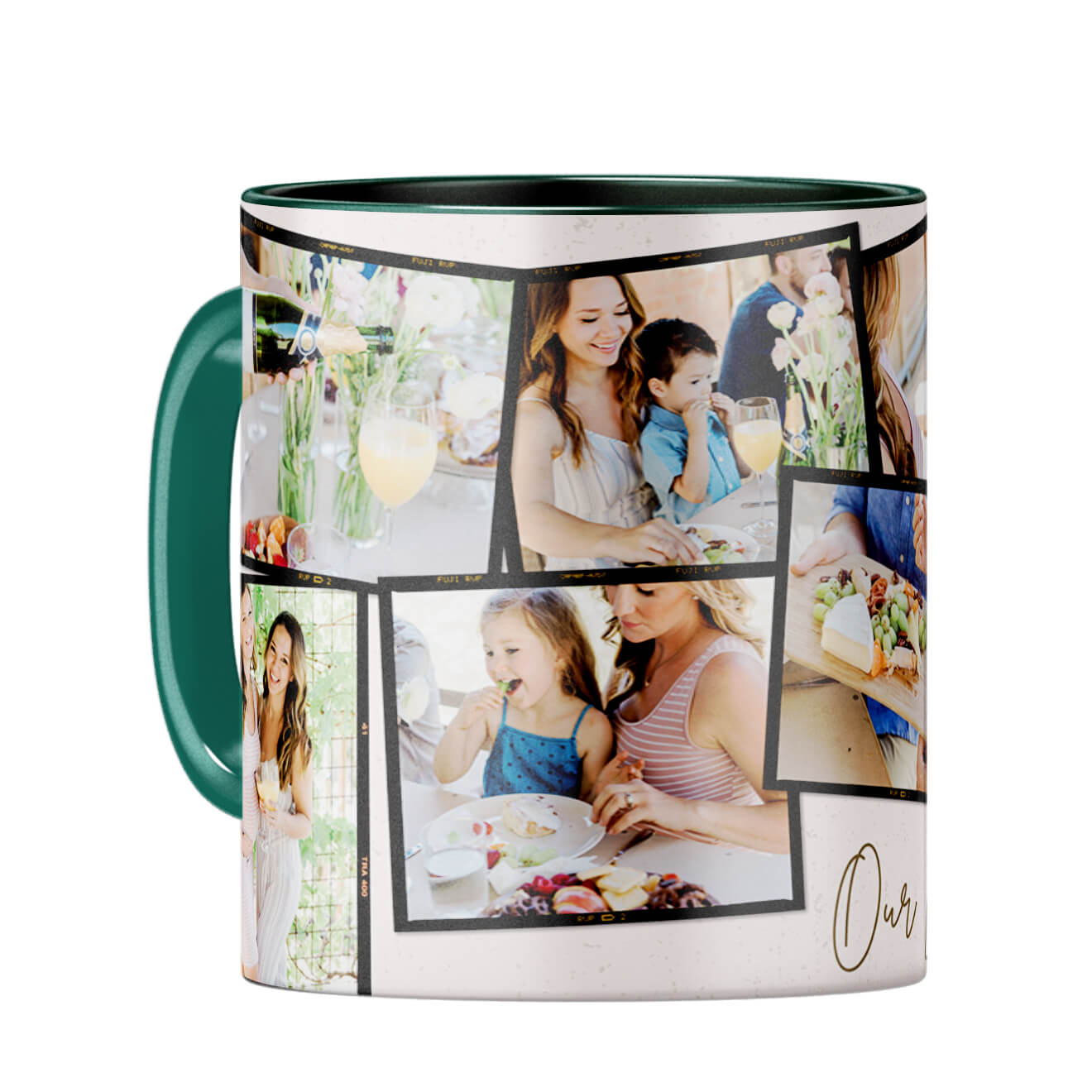 Our Loving Memories Coffee Mug Dark Green