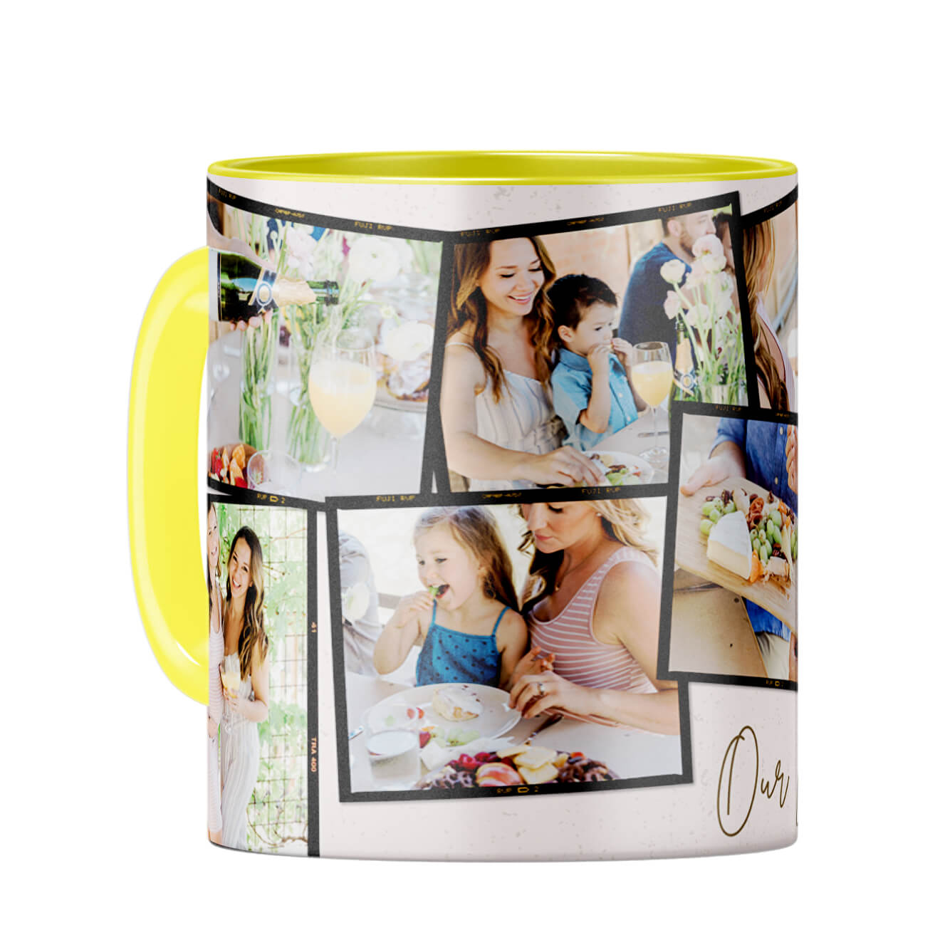 Our Loving Memories Coffee Mug Yellow