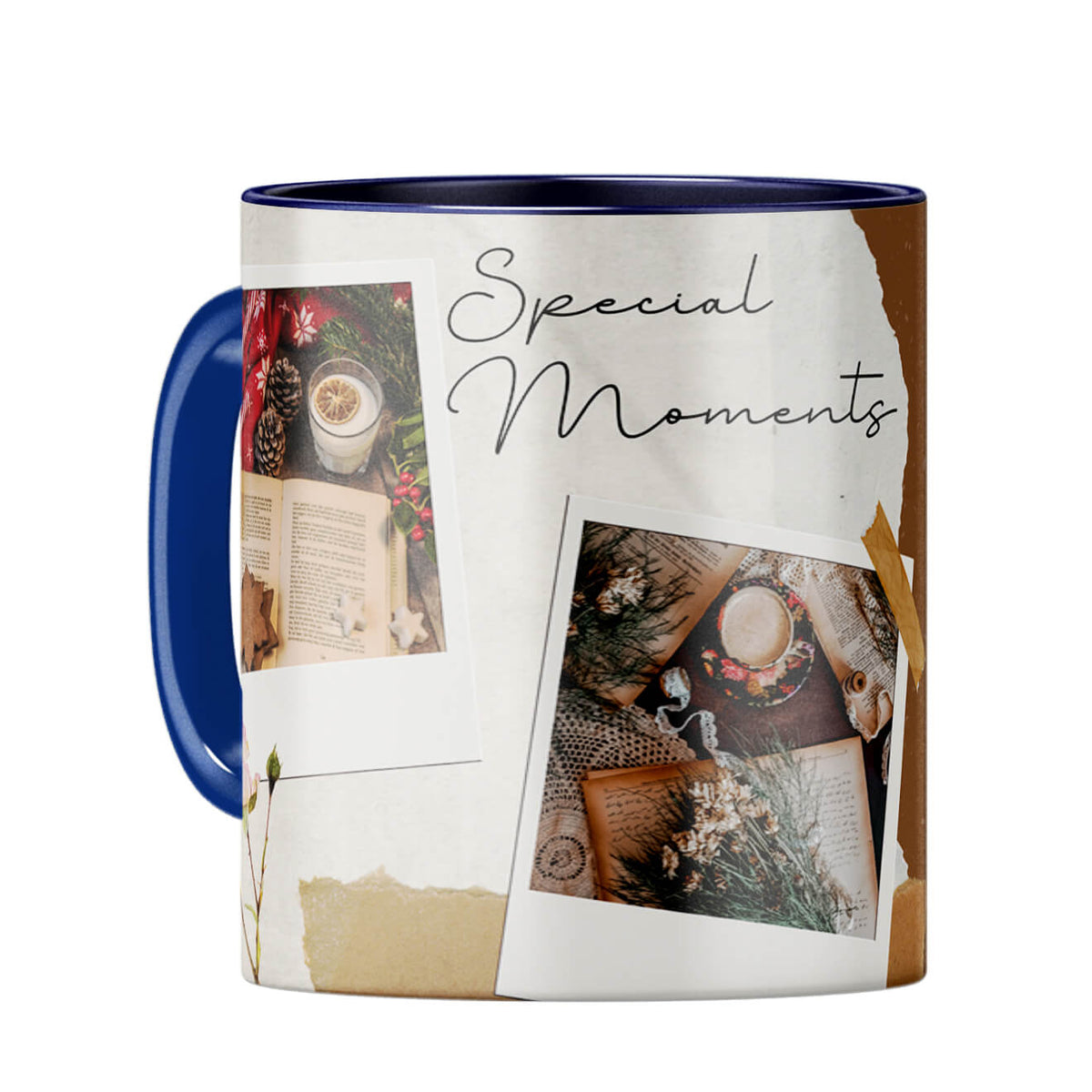 Our Special Moments Coffee Mug Dark Blue