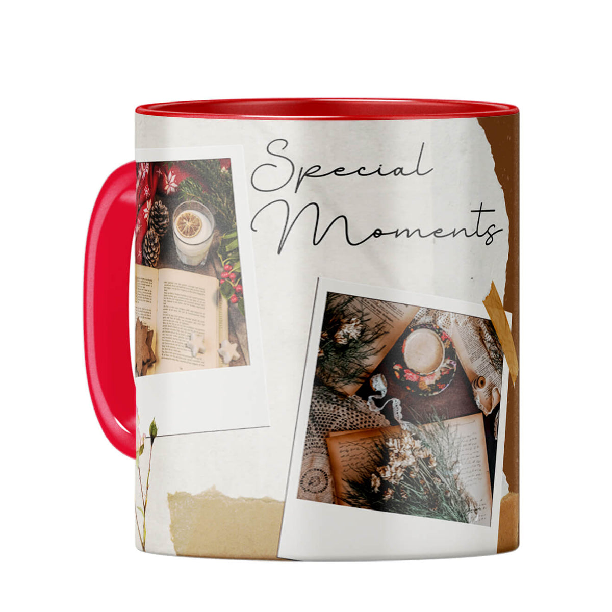 Our Special Moments Coffee Mug Red