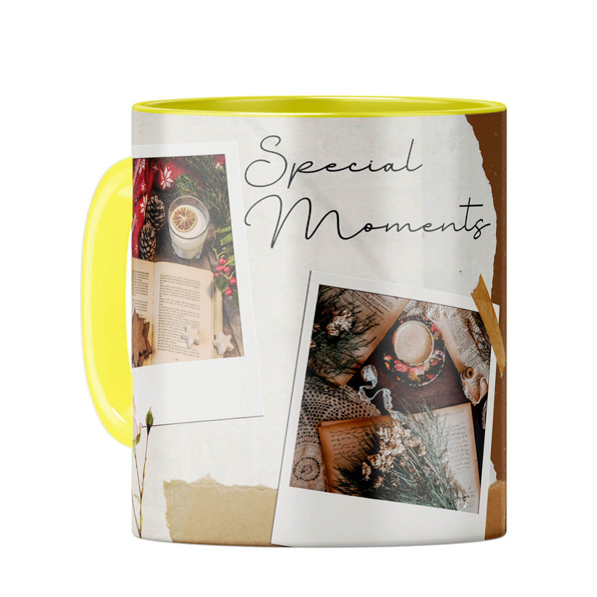 Our Special Moments Coffee Mug Yellow