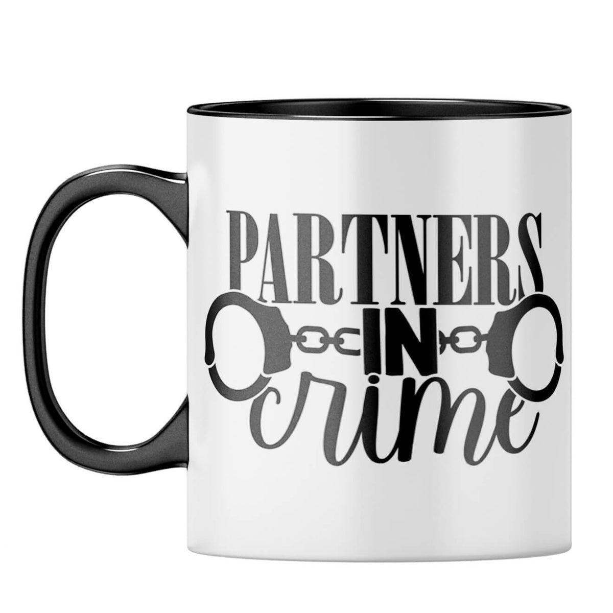 Partners In Crime Coffee Mug Black