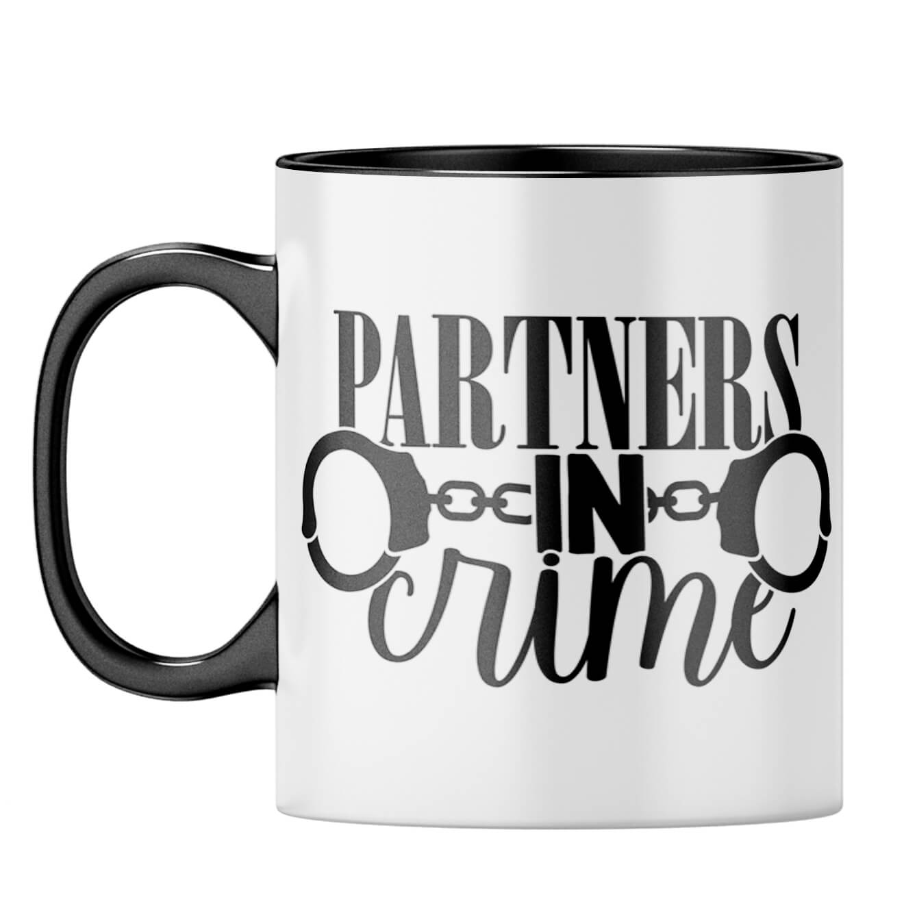 Partners In Crime Coffee Mug Black