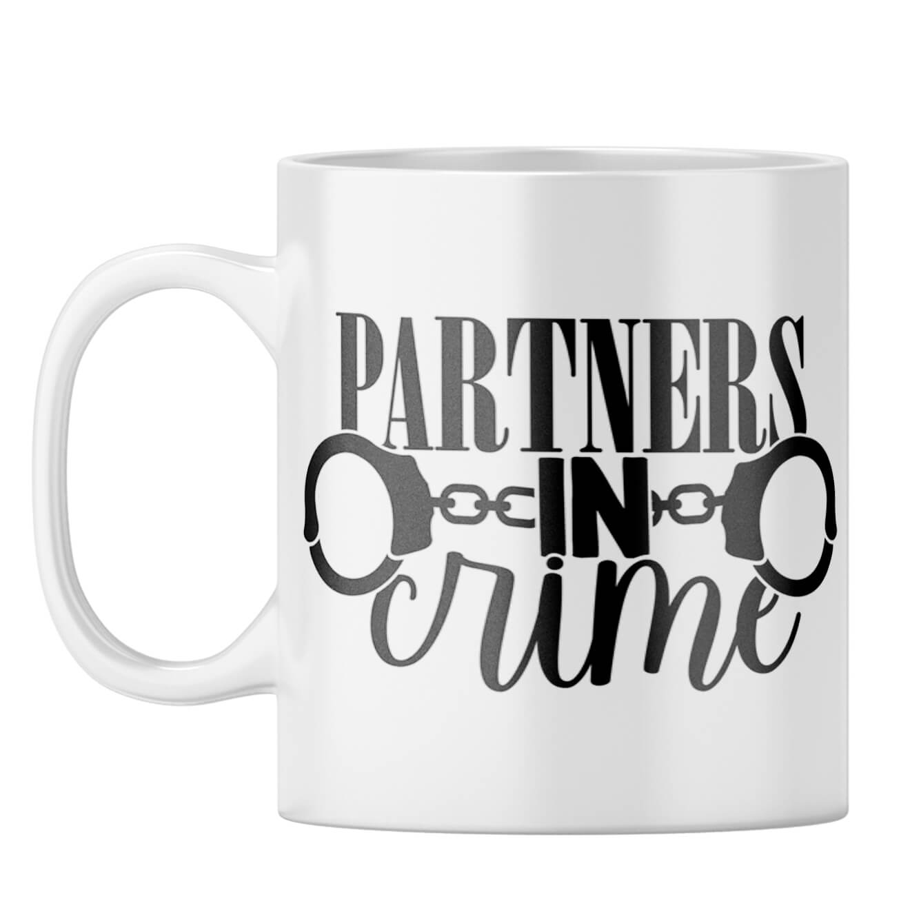 Partners In Crime Coffee Mug White