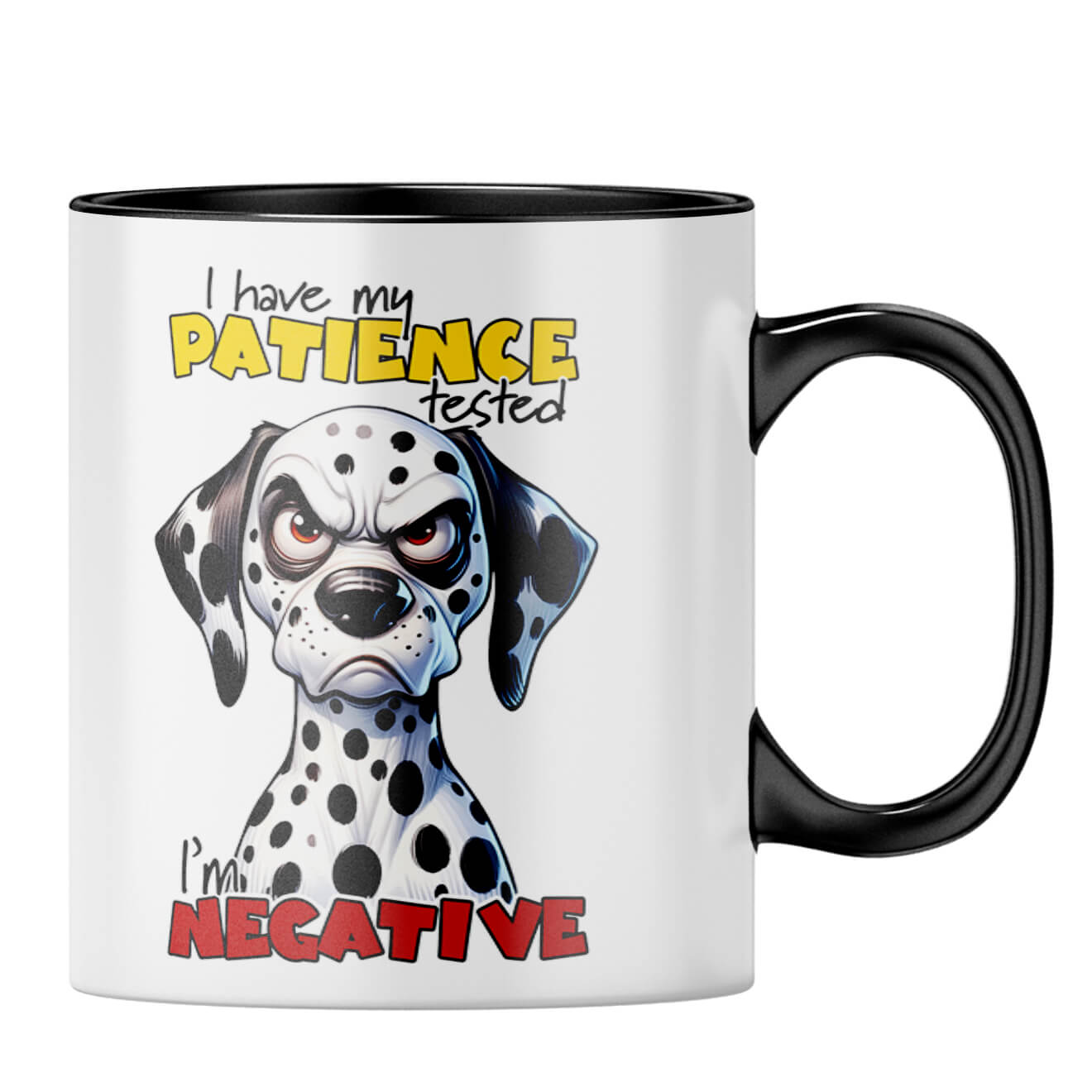 Patience Test is Negative Coffee MugB-Black