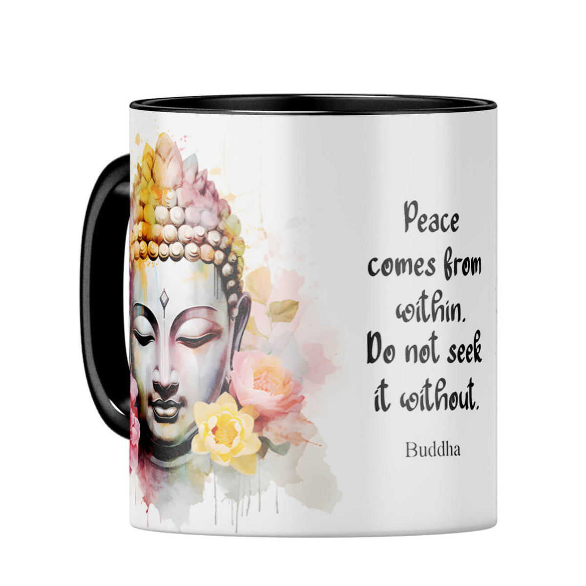 Peace from Within Coffee Mug Black