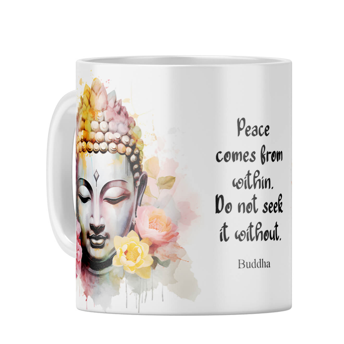 Peace from Within Coffee Mug White