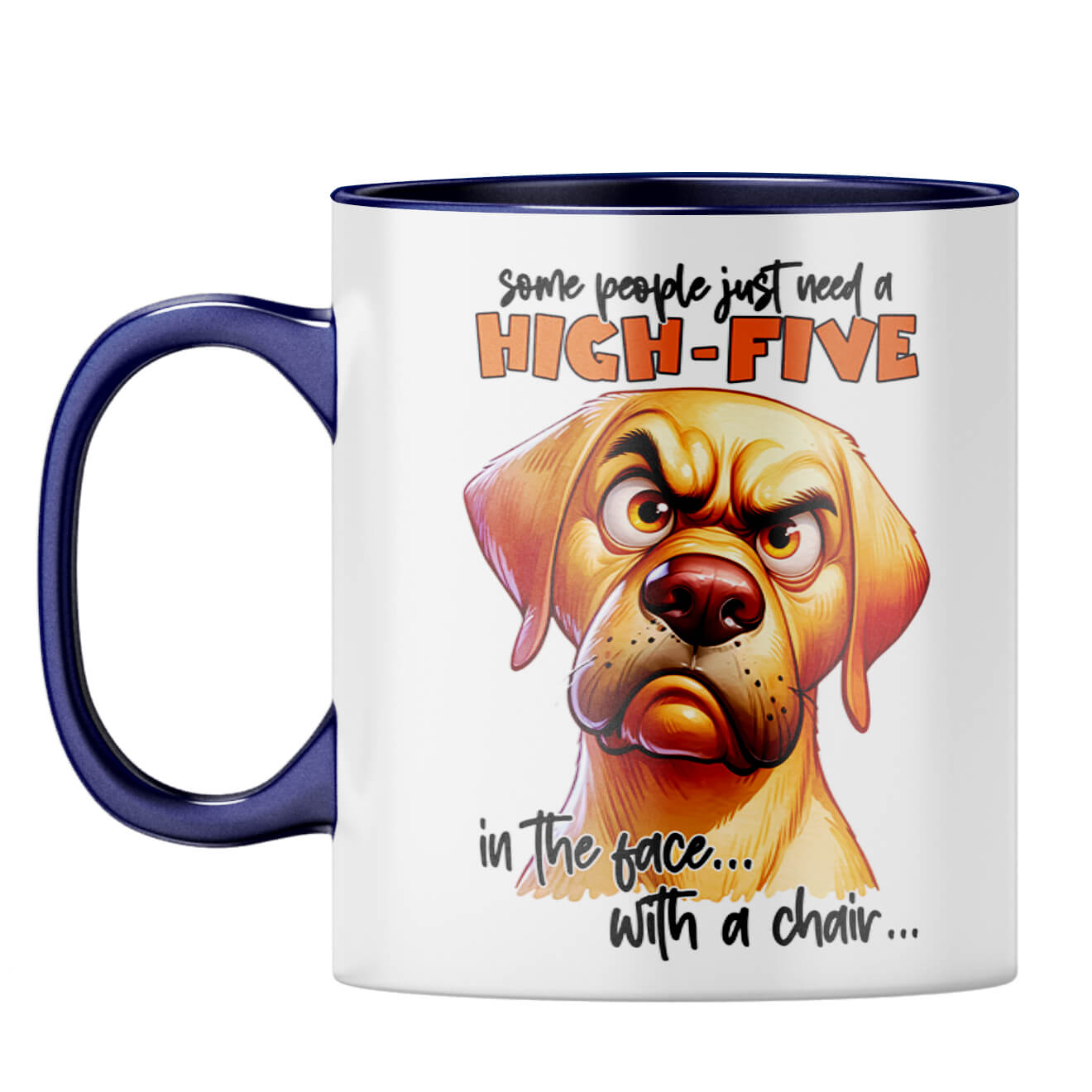 People Need High Five Coffee Mug Dark Blue