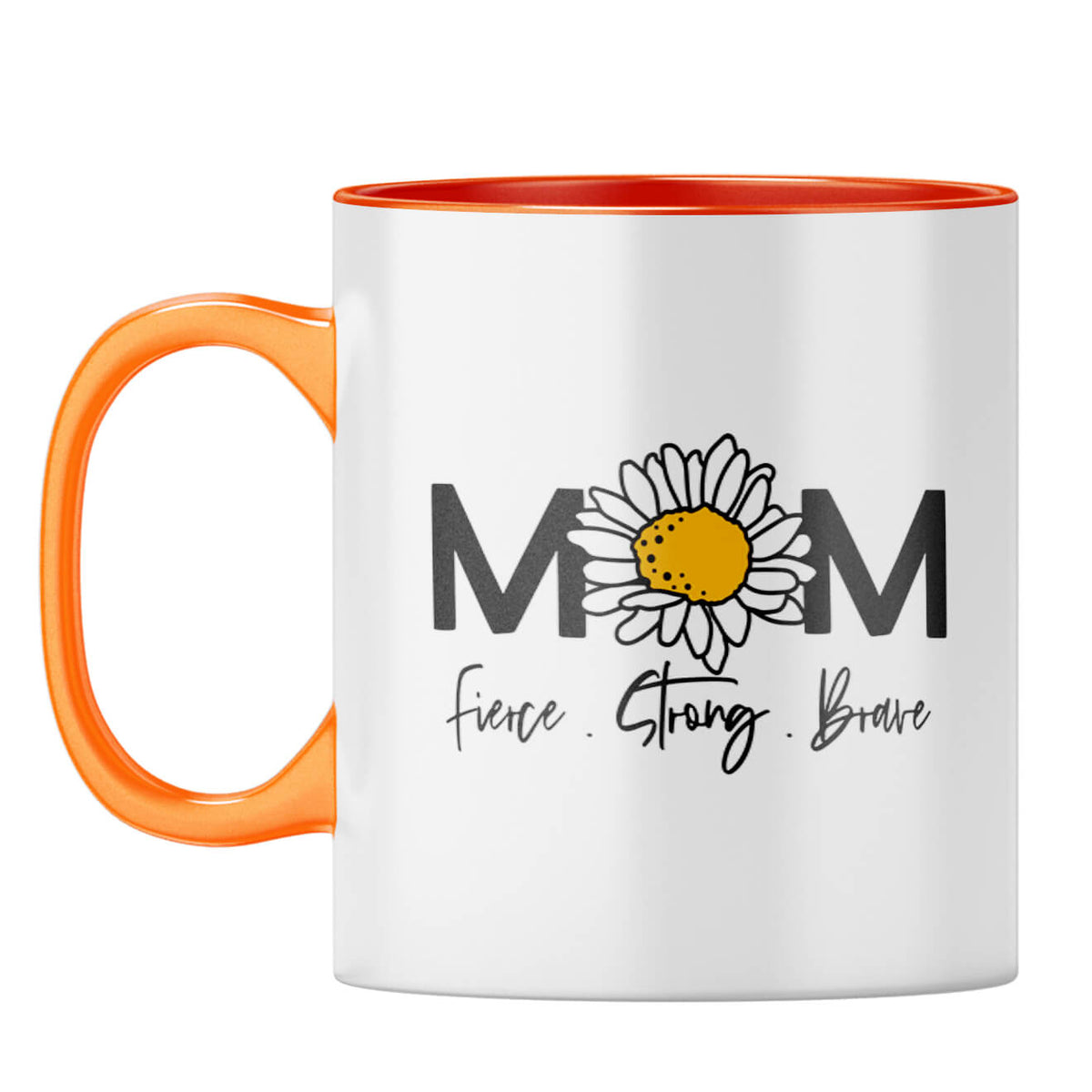 Personalized Gifts For Mom Coffee Mug Orange