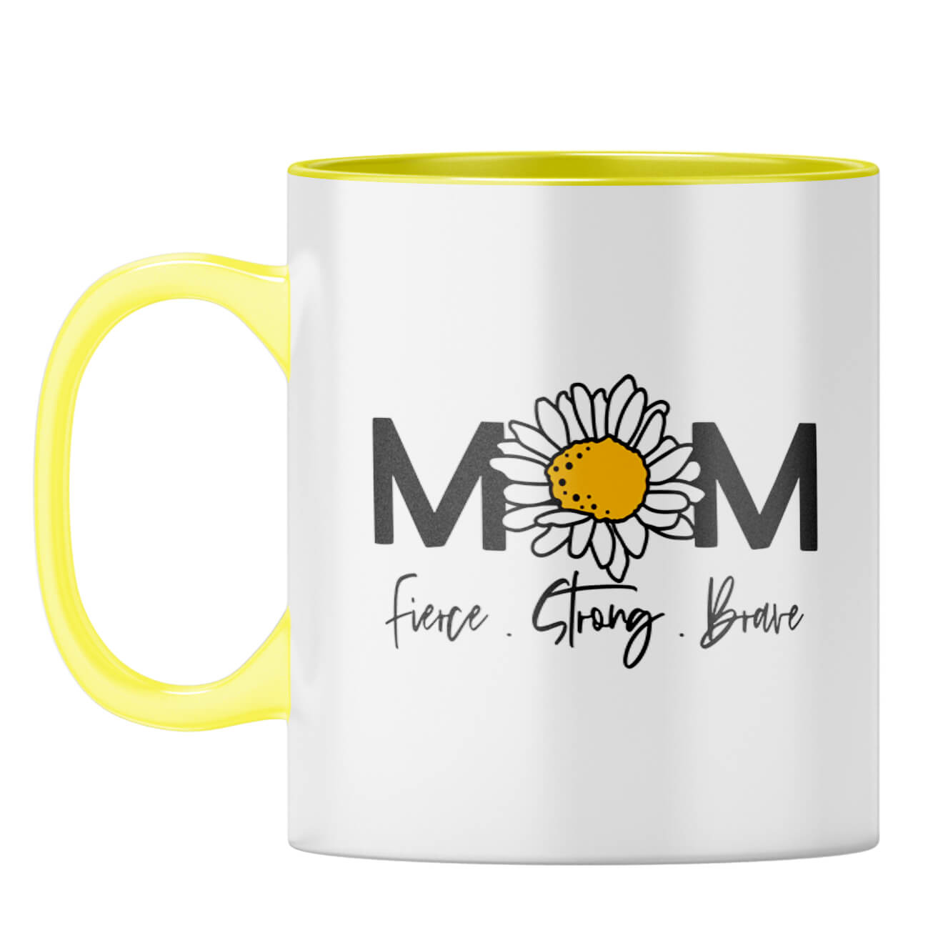 Personalized Gifts For Mom Coffee Mug Yellow