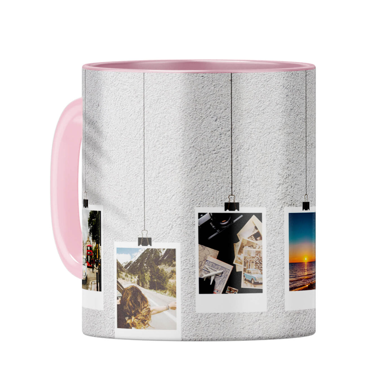 Pinning Memories Coffee Mug Pink