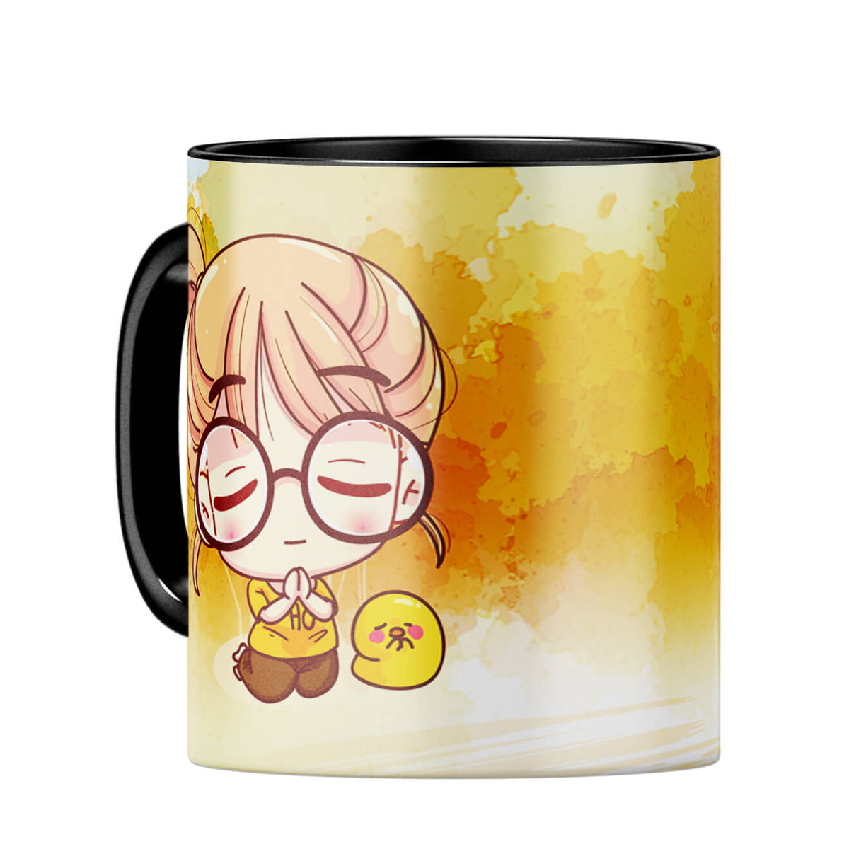 Positive Motivational Quote Gift Coffee MugC-Black
