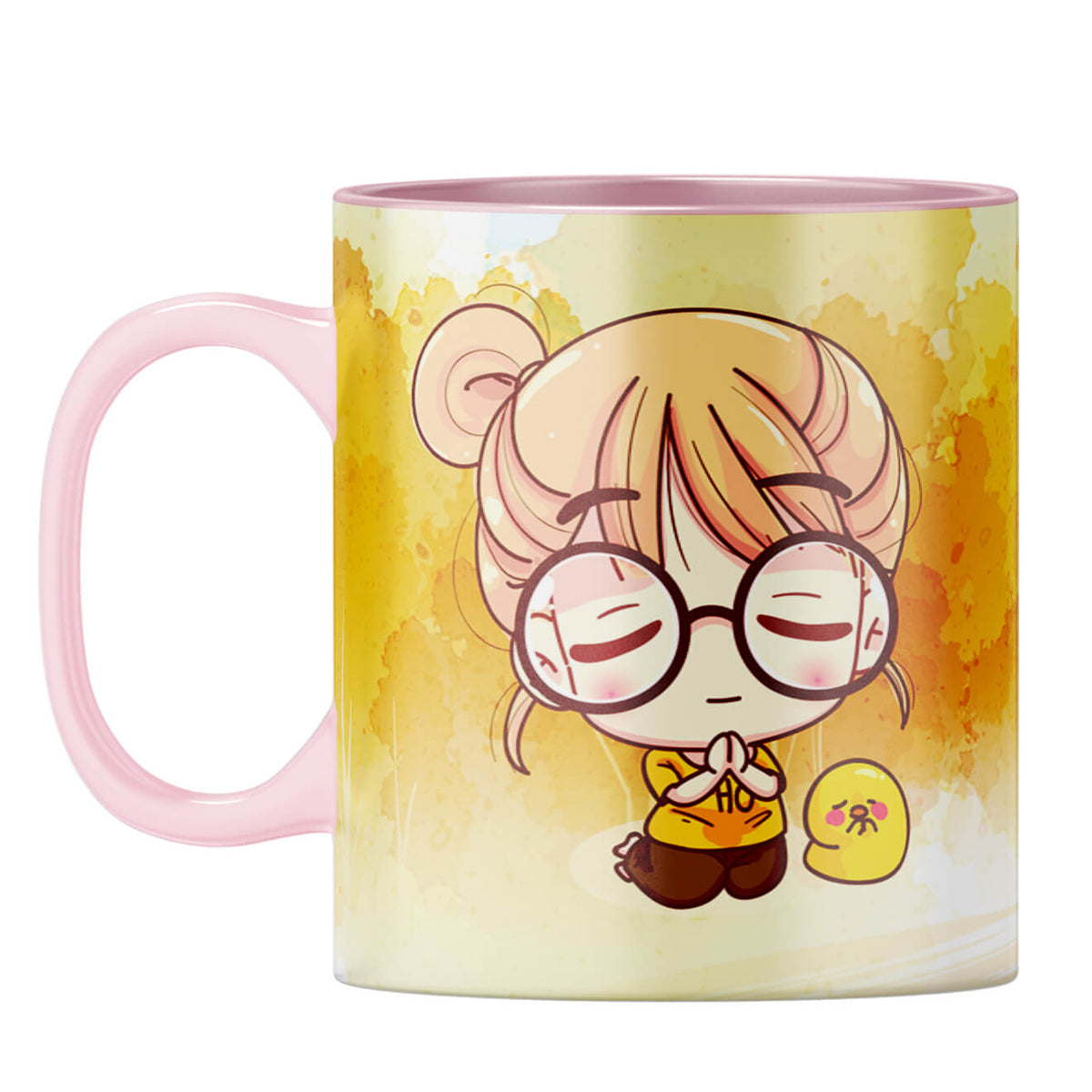 Positive Motivational Quote Gift Coffee Mug Pink