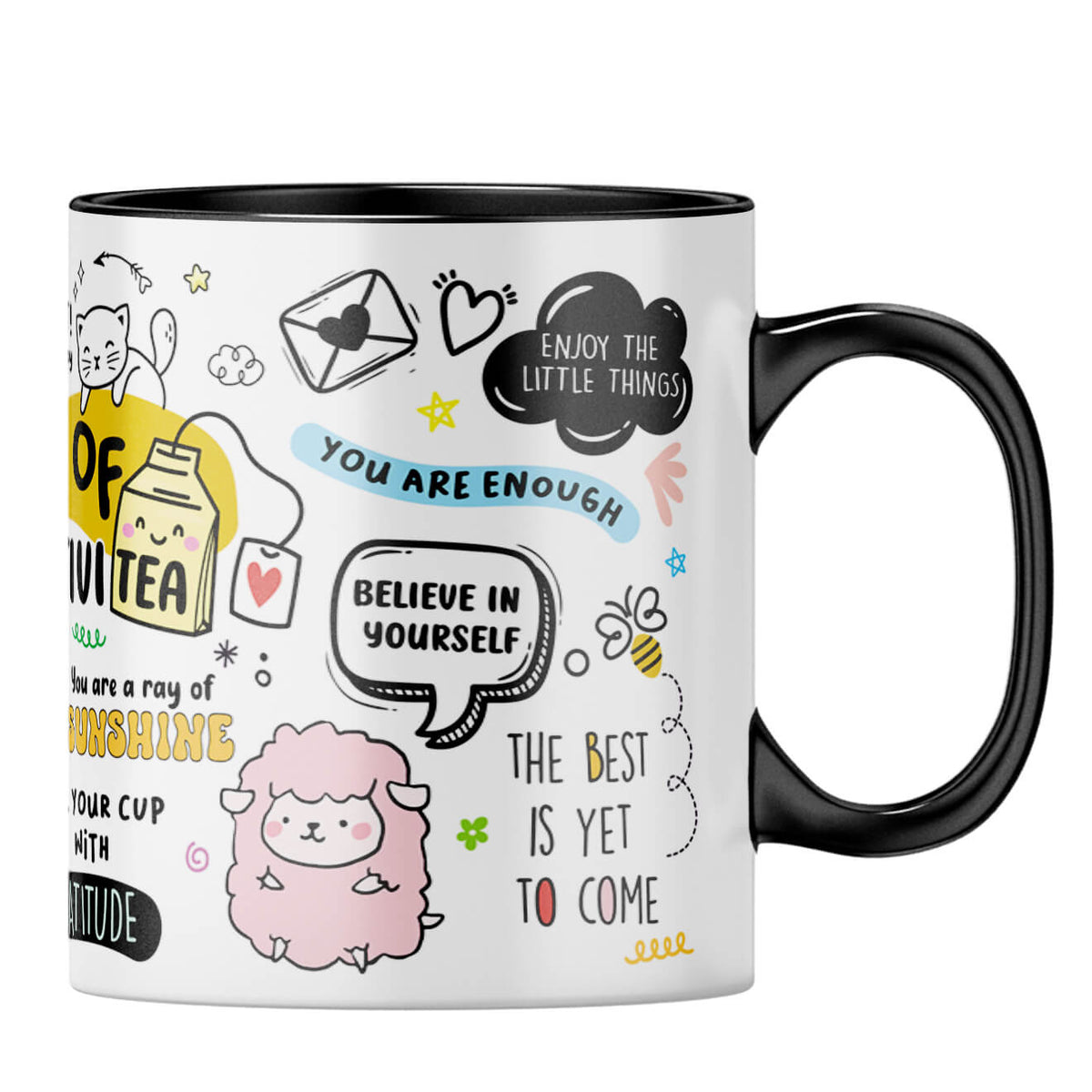 Positivity Coffee MugB-Black