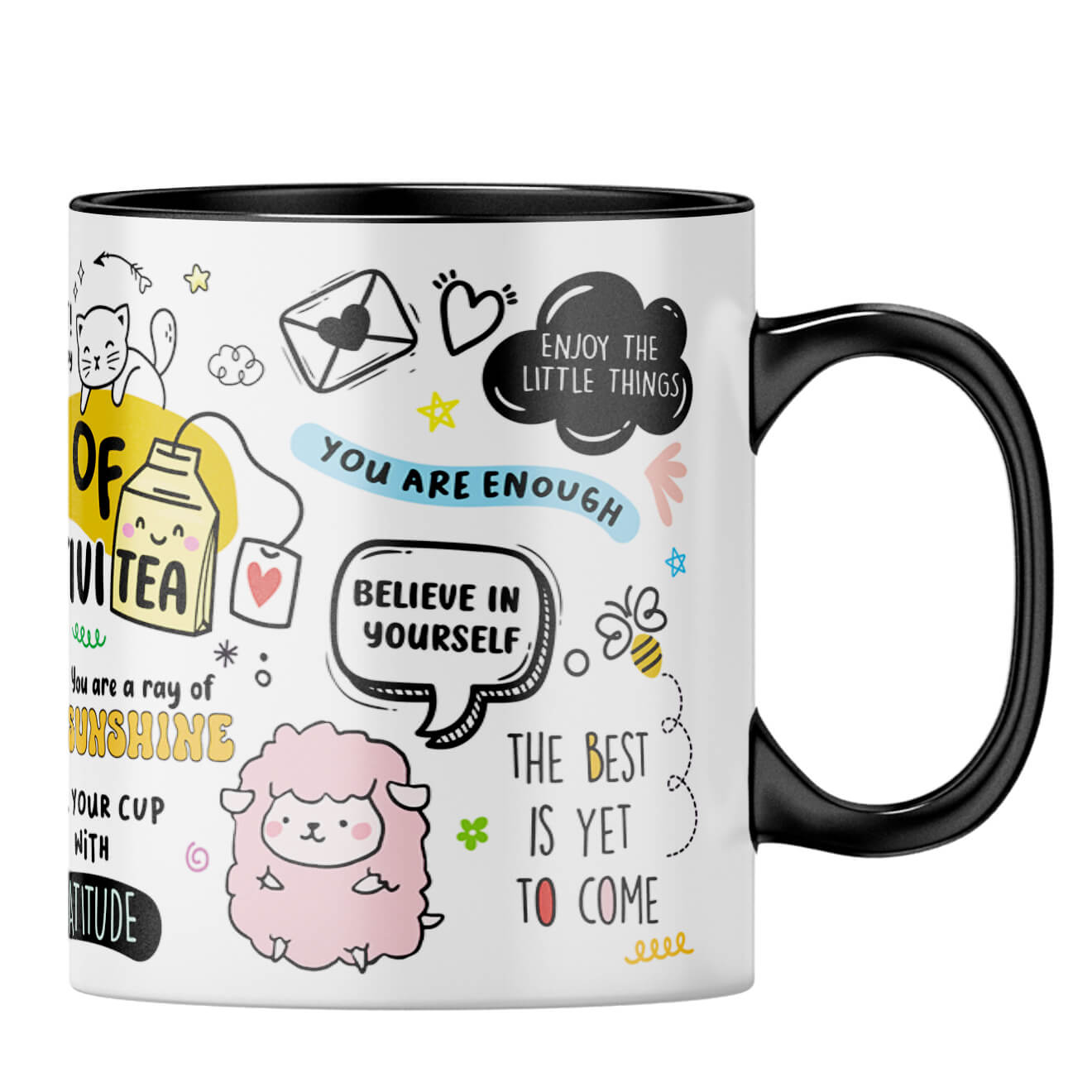 Positivity Coffee MugB-Black