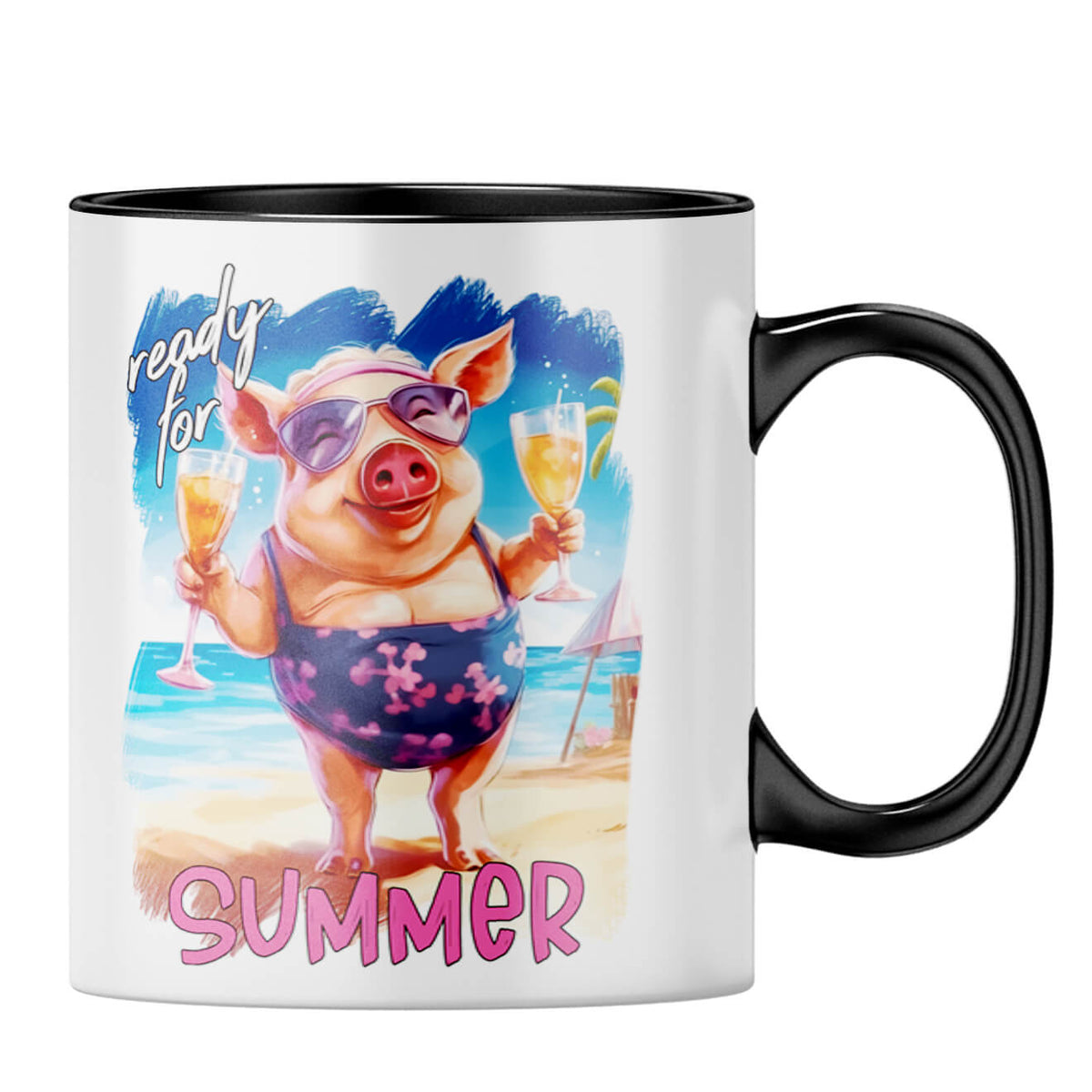 Ready for Summer Coffee MugB-Black