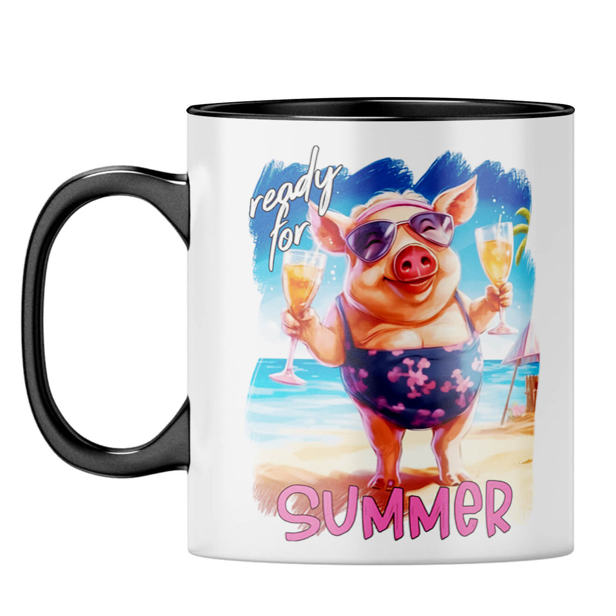 Ready for Summer Coffee Mug Black