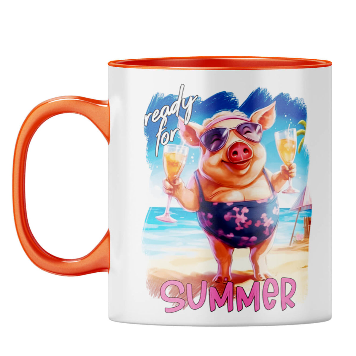 Ready for Summer Coffee Mug Orange