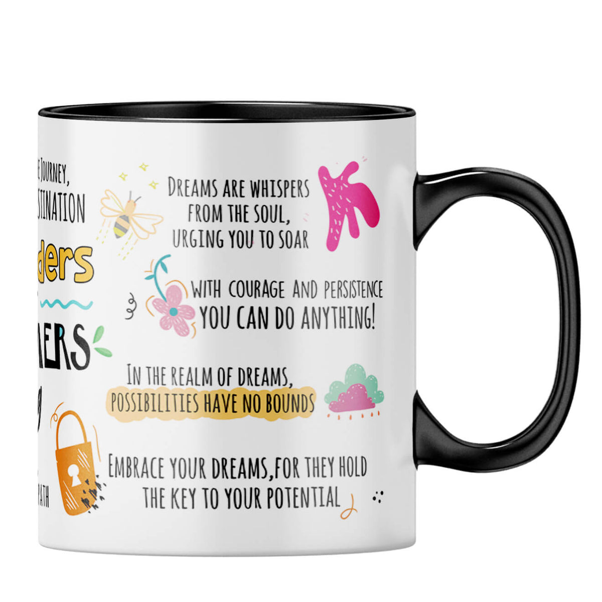 Reminders for Dreamers Coffee MugB-Black