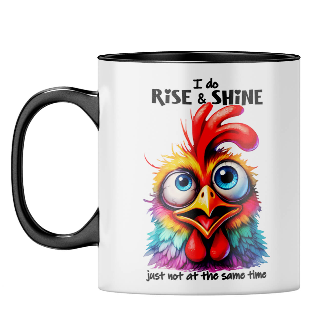 Rise and Shine Coffee Mug Black