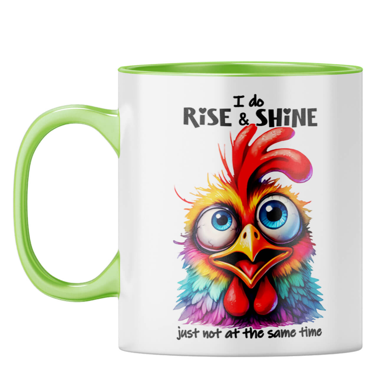 Rise and Shine Coffee Mug Light Green