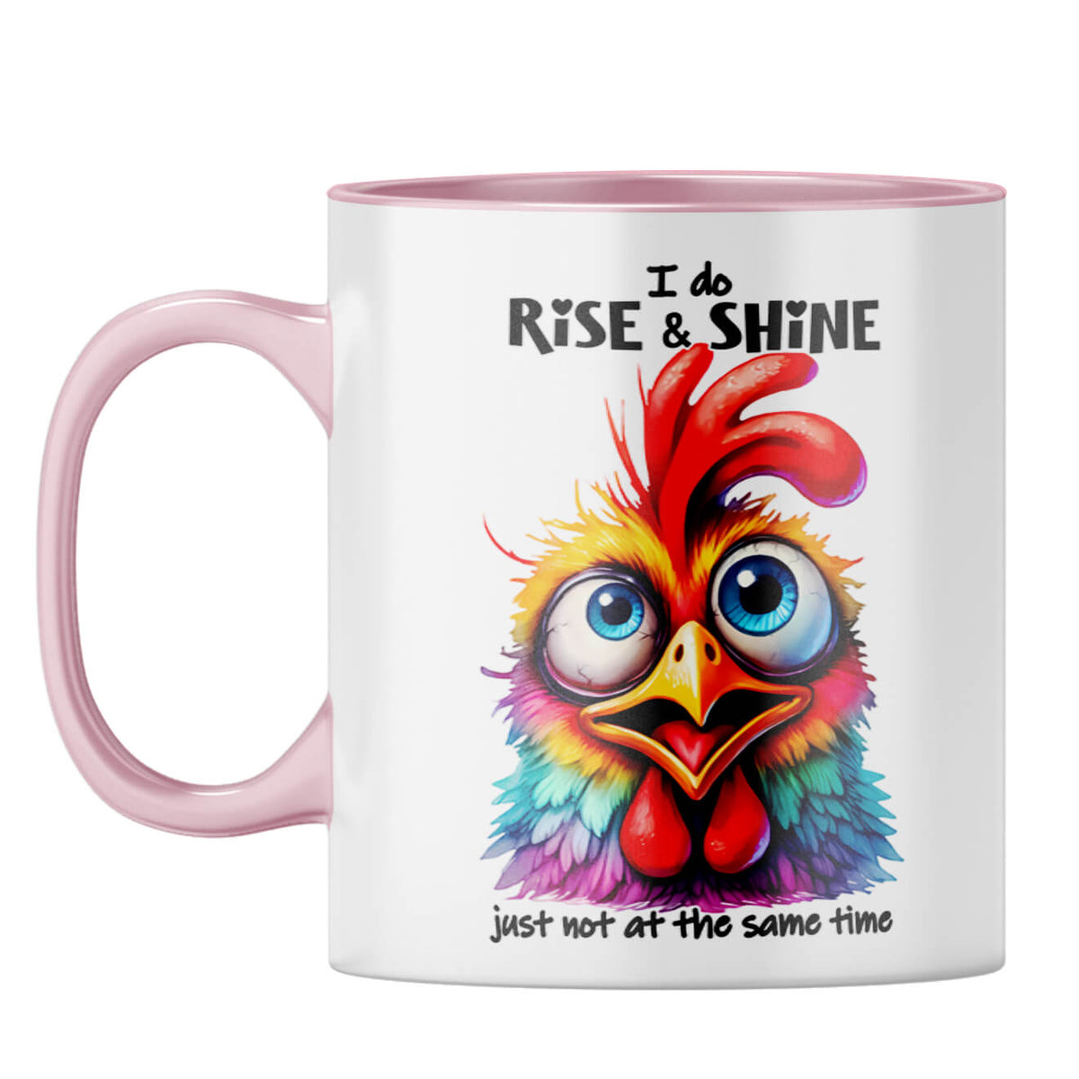 Rise and Shine Coffee Mug Pink