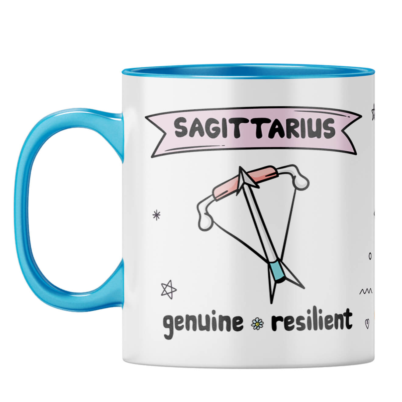 Sagittarius  Coffee Mug Light Blue